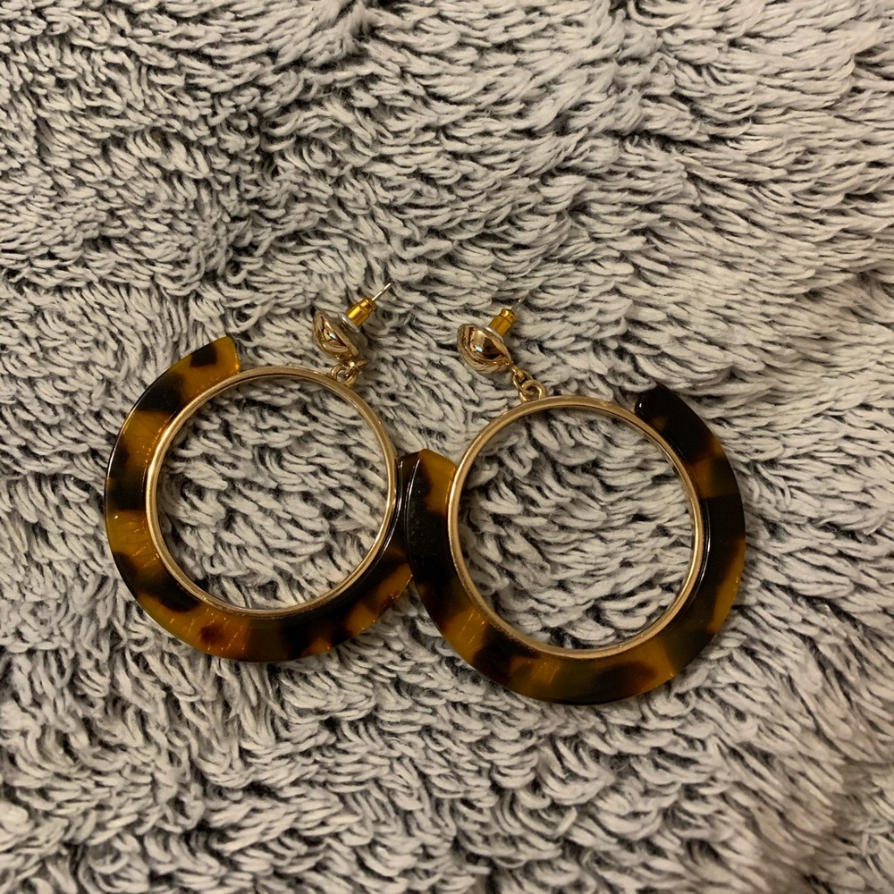 Tortoise earrings